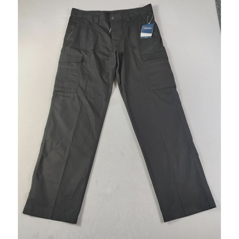 Propper RevTac Cargo Pants Mens 38 Black Canvas Workwear Tactical Utility